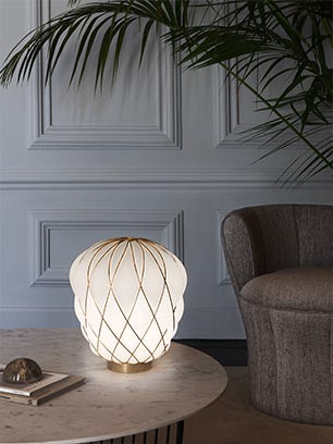 FontanaArte Table lamp, Pinecone, design by Paola Navone